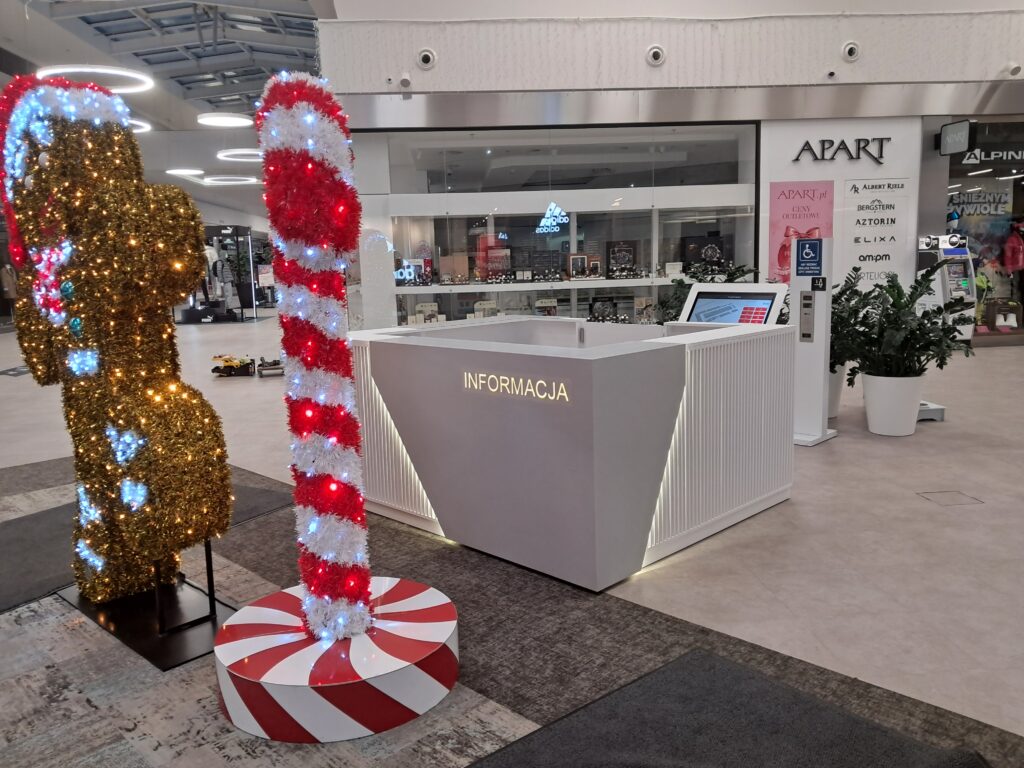 Lada informacyjna do galerii handlowej